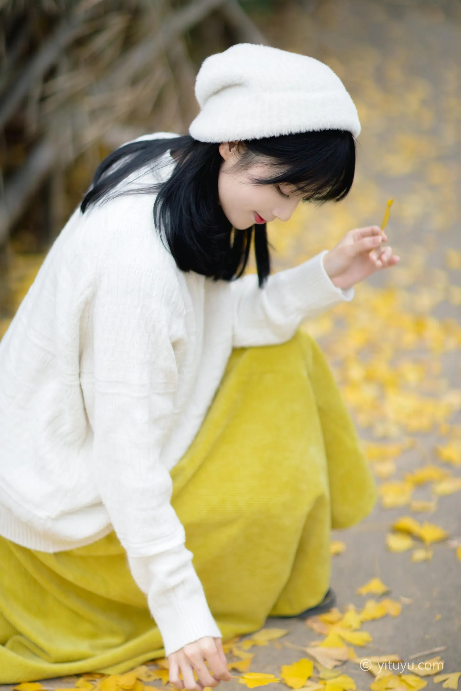 [YITUYU艺图语]2021.08.14 银杏之恋 雨文 [39P]插图3